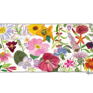 State outline filled with flowers