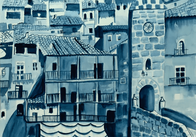 A New Commission Plaza Mayor, Madrid, Circa 1930